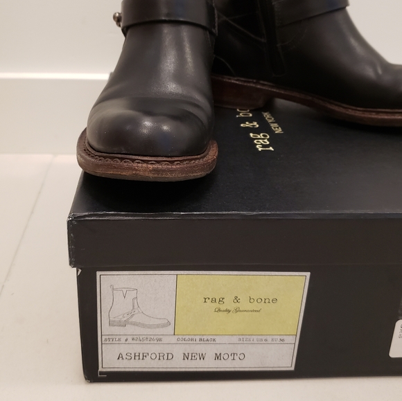 Rag & Bone Ashford New Moto Boots - Picture 14 of 15